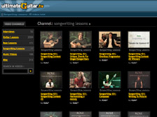link to Ultimate Guitar TV Channel